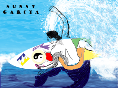 Sunny Garcia california design illustration illustration art sunnygarcia surf surfer surfers surfing