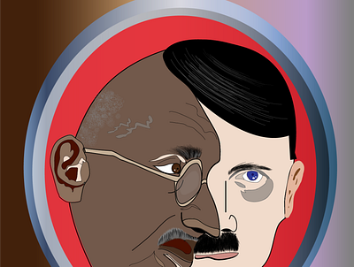 Adolf Gandhi adolf california contemporary art design gandhi illustration illustration art