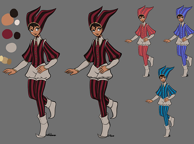 Jester Concepts character concept character design fantasy illustration art illustration digital jester women in illustration