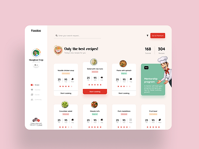 Restaurant App Interface app design figma product design ui ux