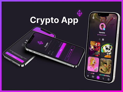 Crypto App cursodefigma figma nft uidesign