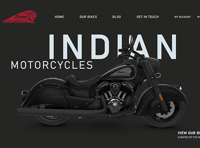 Indian Motorcycle UI Design. bike designs bike ui daily ui dailyui design indian motorcylcle motocylce designs ui ui design ux web app web designs