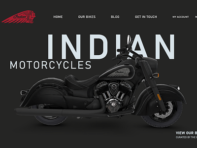 Indian Motorcycle UI Design.