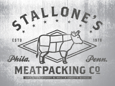 Stallone's Meatpacking Co. athletic boxing meat pennsylvania philadelphia sports stallone training