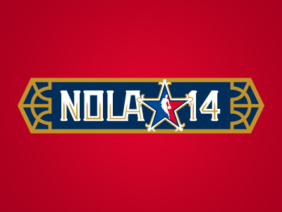 Nola Wordmark 2014 NBA All-Star Game 2014 basketball logos nba new nola orleans sports