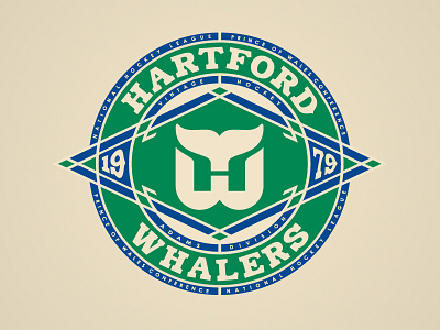 Fan Section ccm design hartford hockey logo nhl rink sports typography vintage whalers