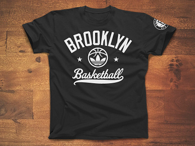 Street Sweeper adidas basketball brooklyn logo nets originals sports t shirt type vintage