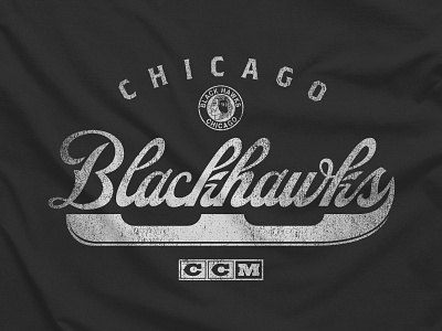 Razor Blade blackhawks ccm chicago hockey logo nhl sports t shirt type vintage