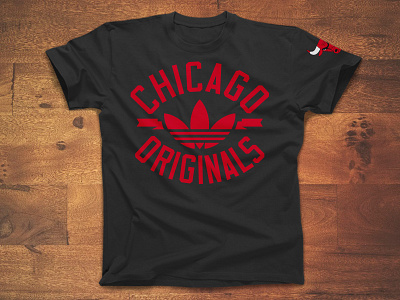 World Famous adidas apparel banner basketball bulls chicago illinois logo nba sports t shirts trefoil