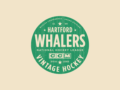 Varsity Club apparel ccm hartford hockey logo nhl sports texture type vintage whalers