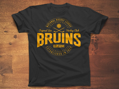 Skate Around apparel boston bruins ccm hockey logo nhl sports type vintage