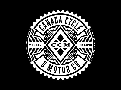 CCM Chain Breaker apparel bicycle bike black canada ccm chain hockey logo vintage white