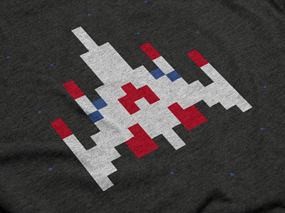 Challenging Stage apparel arcade cotton bureau galaga pixel quarters space starfighter video game