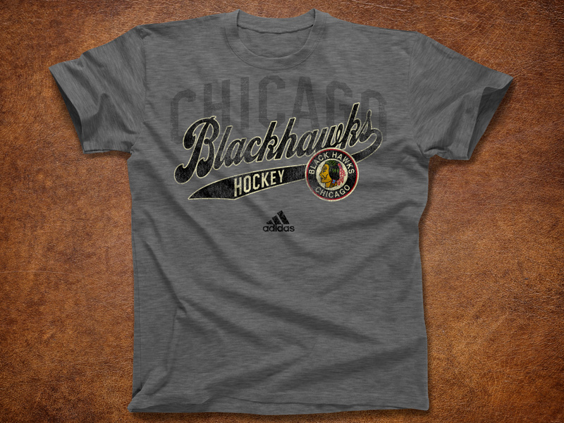 All Valley goalie goal sports adidas logo chicago nhl hockey