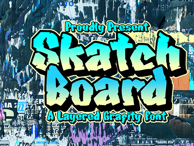 Skatchboard Layered Font