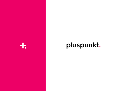Studio Pluspunkt Logo avenir branding clean dot icon magenta mark minimalistic photographer photography type typography