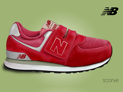 new-balance red shoes sport