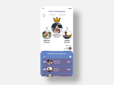 Daily UI 019 : Leaderboard apps daily ui dailyui design app design inspiration mobile apps ui ui ux design uidesign user interface design web design