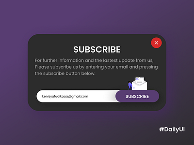 DailyUI 026 : Subscribe