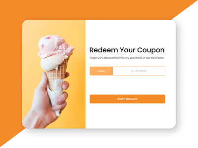 DailyUI 061 : Redeem Coupon