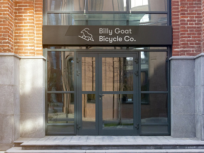 Billy Goat Bicycle Co. branding graphic design icon illustration logo minimal signage typography web website