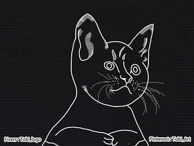 LINE ART animals animated animation art branding cat design fiverr fiverr design graphic design illustration illustration art illustrations illustrator line art vector