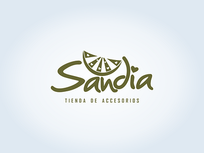 SANDIA LOGO DRIBBLE brand branding branding and identity branding concept branding design design diseño grafico logo