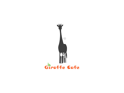GIRAFFECAFE animal animation art branding design flat graphic design illustration illustrator logo logo design logodesign minimal