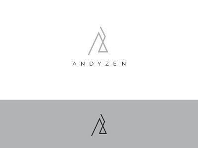 letter A Z art branding design flat graphicdesign illustration illustrator letter lettermark logo logodesign minimal monogram logo typography