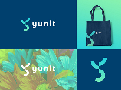 yunit art branding design flat illustration illustrator logo logo branding logo design logo maker ui ux vector