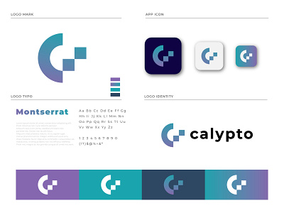 Calypto art branding branding design design flat illustration illustrator logo logo design logo maer ui ux vector