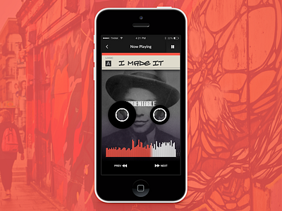 Cassette Player App Concept app design music music player app ui ux