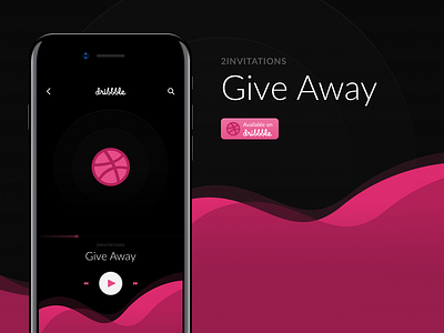 Dribbble Invite x2