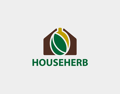 Househer Logo bussines logo herbal logo logo tree logo