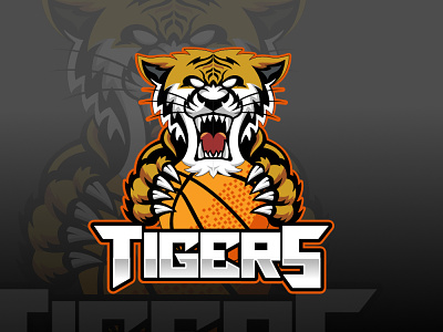 Tigers Esport Logo esport logo game logo ilustration logo logo tiger logo