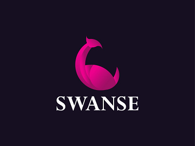 Swanse Logo branding golden ratio logo graphic design logo modern motion graphics swan logo