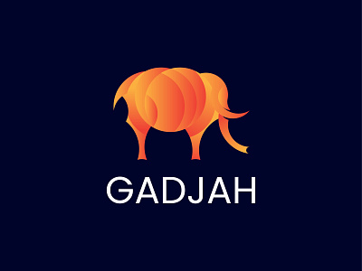 Gadjah Logo artwork branding digital art digital logo elephant logo golden ratio logo graphic design logo vector