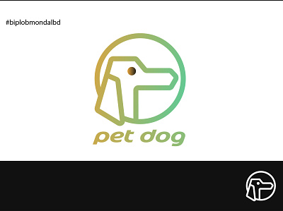 pet dog art artist artwork design icon illustration illustrator logo minimal typography