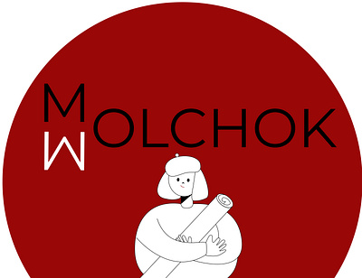 Molchok ai design illustration vector персонаж
