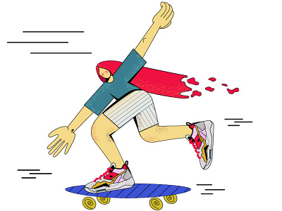 Skateboard ai branding design fashion graphic design illustration logo shoes skateboard sneakers vector youth
