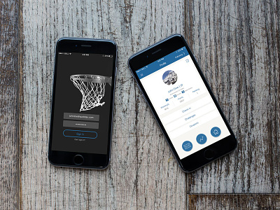 Let's Basketball app basketball design interaction location-based service social platform ui ux