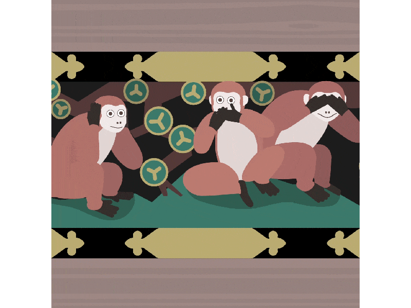 Three wise monkeys culture exploringjapan hearnoevil japan monkeys motion nikko nikkotoshogu seenoevil speaknoevil threewisemonkeys tokyo toshogushrine traveling woodcarving