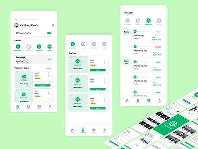 partnersini.com android android app design app design entrust green ui ui design ux