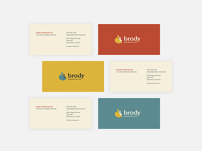 Brody Immigration business cards branding business card immigration lawyer