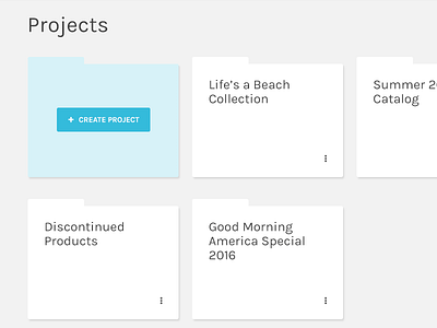 Introducing Projects b2b button ecommerce folder pim pims product projects