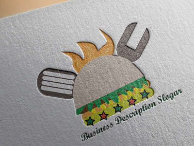 Burger logo design