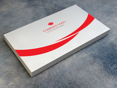 Minimal Business Card Design business card illustration