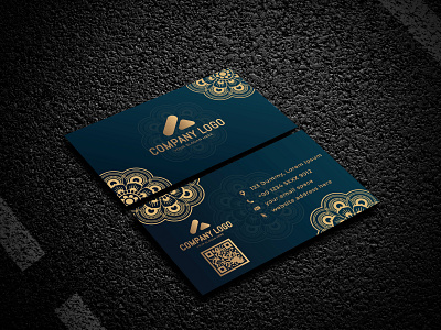 Luxury Business Card branding business card graphic design logo ui