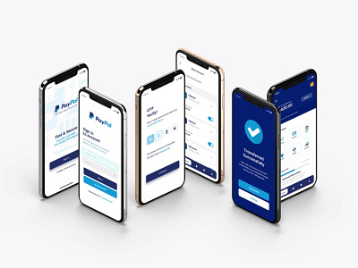 Paypal Bank Finance,& Wallet App Design UI Kit