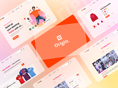 Origin - Ecommerce web UI/UX project